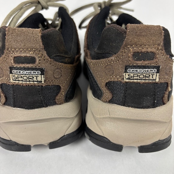 Sketchers Sport Men's Size 8.5 Sneaker Brown/Black Leather NWOT - Picture 8 of 11